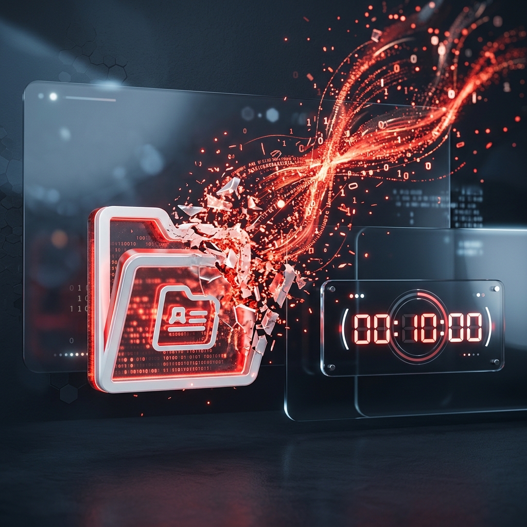 Self-Destructing File Transfer — Auto-Delete in 10 Min